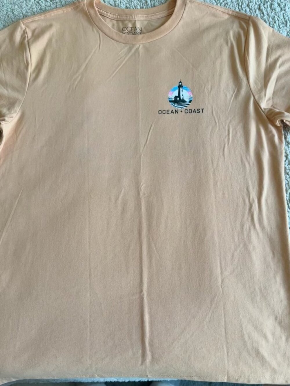 Ocean + Coast Clothing Men's Orange T-shirt - Size XL - Picture 10 of 10